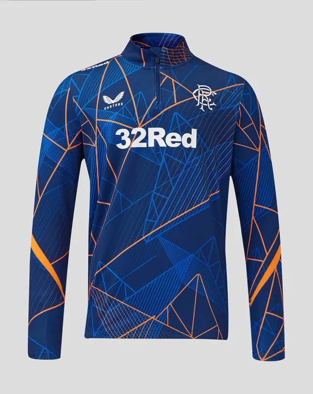 Castore Rangers Men's 24/25 Third Matchday 1/4 Zip Midlayer