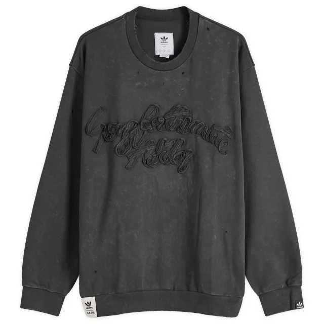 adidas Originals T-Shirt Adidas Song For The Mute Long Sleeve Tee Black Xs