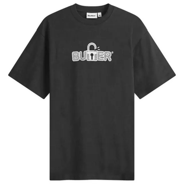 Butter Goods Lock Tee Men Shortsleeves Black