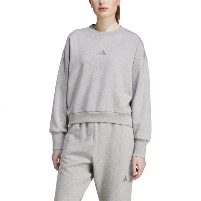 adidas  ALL SZN Fleece Loose Sweatshirt  women's Sweatshirt in Grey