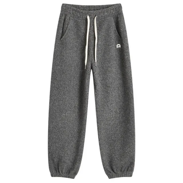 DUNST Women's Unisex Boucle Jogger Pants Melange Grey