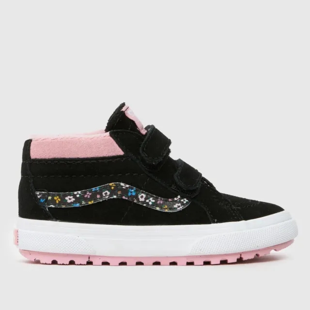 Vans - Toddler Mte Sk8-Mid Reissue Hook And Loop Shoes (1-4 Years), Black