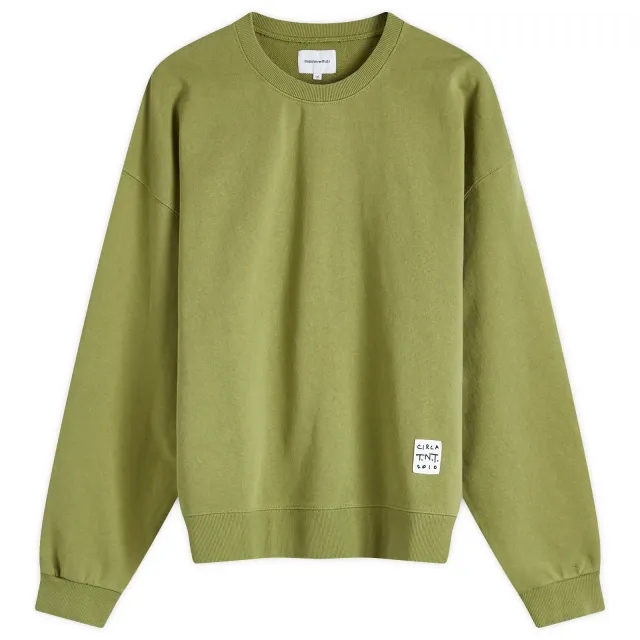 thisisneverthat Men's TNT Faded Crew Sweat Moss