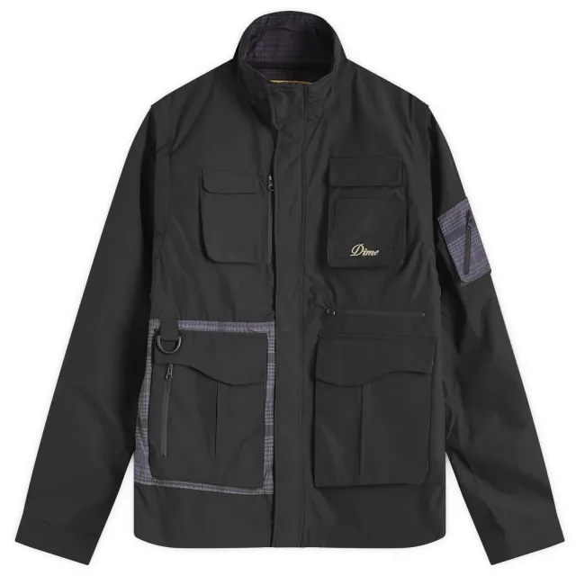 Dime Men's Zip-Off Fishing Jacket Black
