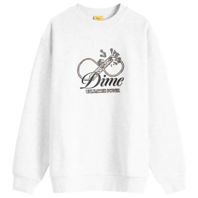 Dime Men's Cursive Power Sweatshirt Ash