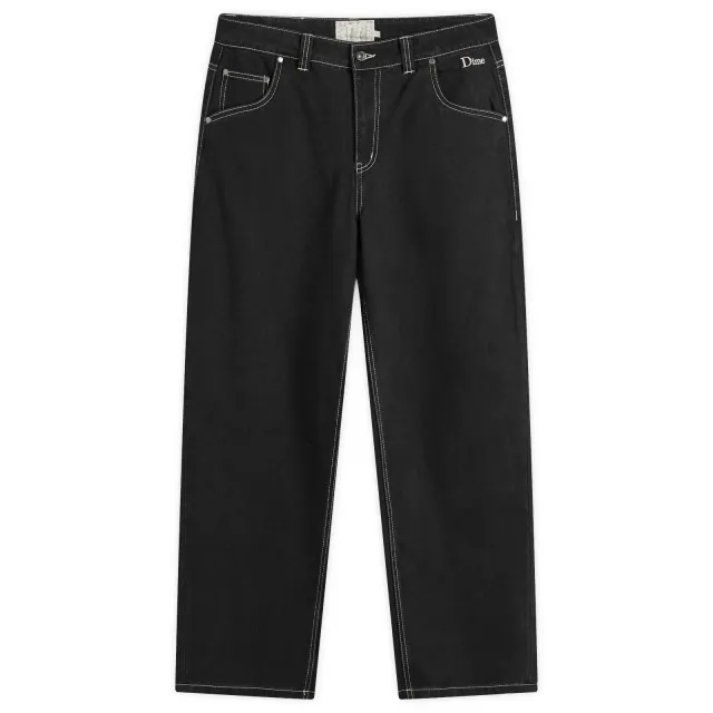Dime Men's Baggy Denim Pants Black