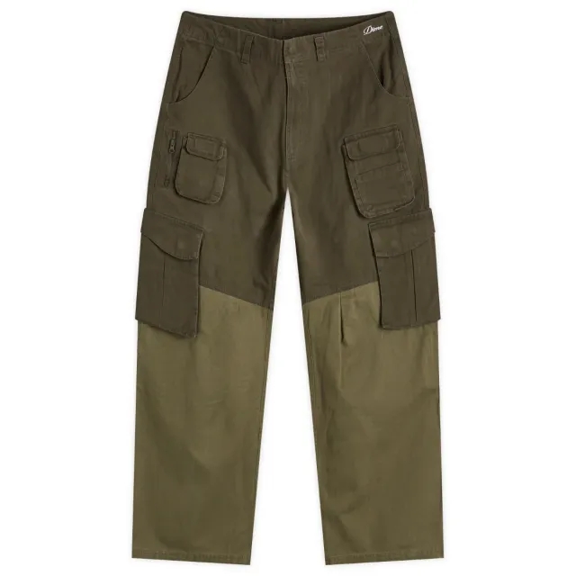 Dime Men's Fishing Cargo Pants Olive