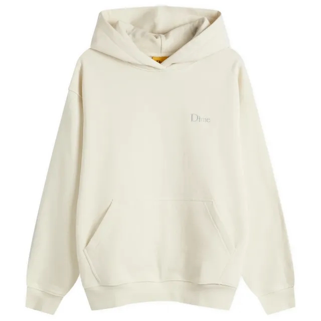 Dime Men's Classic Small Logo Hoodie Natural