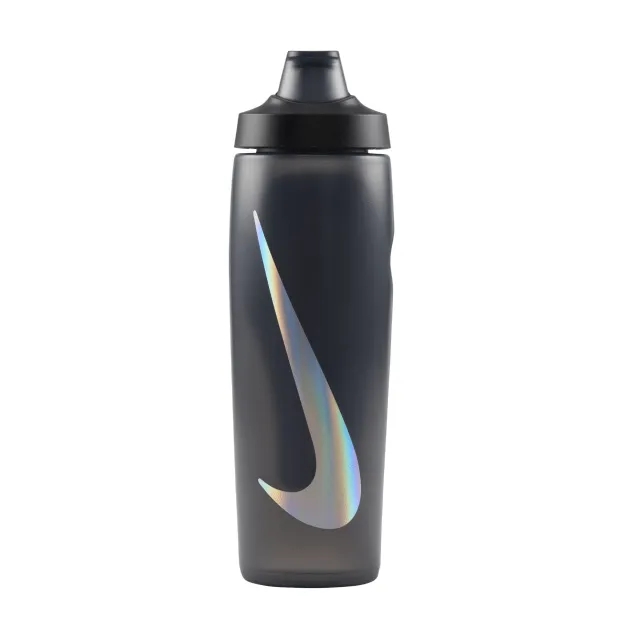 Nike Refuel Locking-Lid Water Bottle (710ml approx.) - Grey