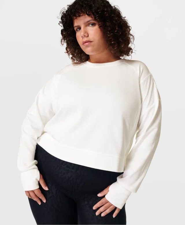 Sweaty Betty After Class Crop Sweatshirt