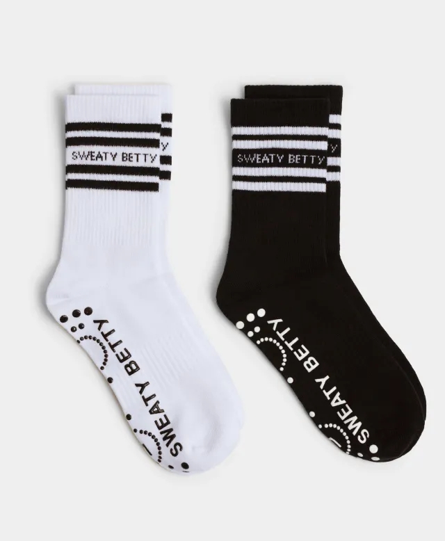 Sweaty Betty Mid Length Ankle Gripper Socks 2 Pack
