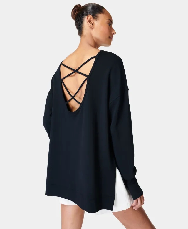 Sweaty Betty After Class Cross Back Sweatshirt