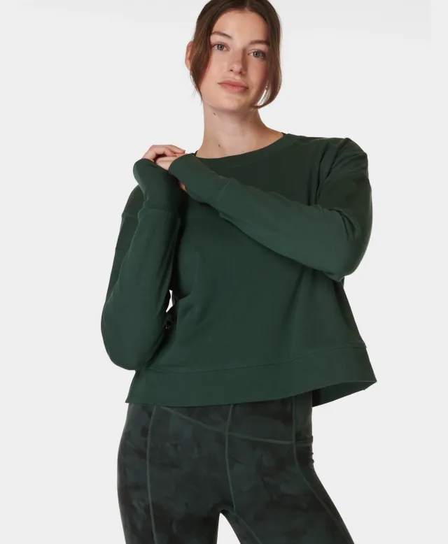 Sweaty Betty After Class Crop Sweatshirt