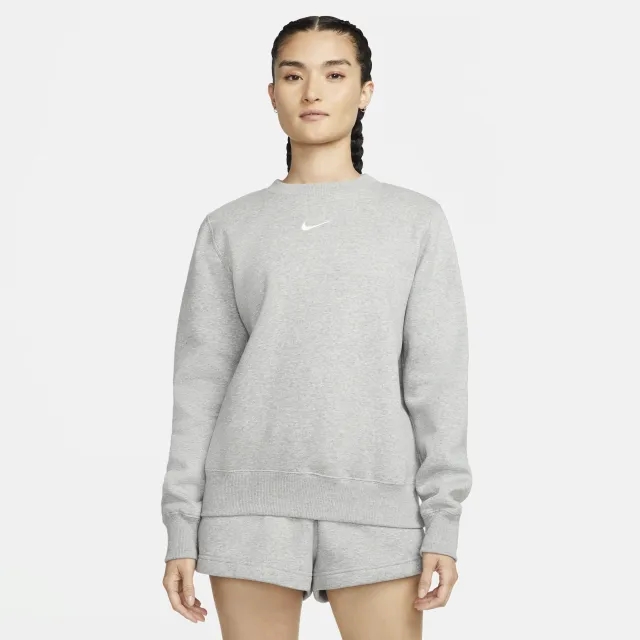 Nike Sportswear Phoenix Fleece Women's Crew-Neck Sweatshirt - Grey - Fleece > Phoenix Fleece