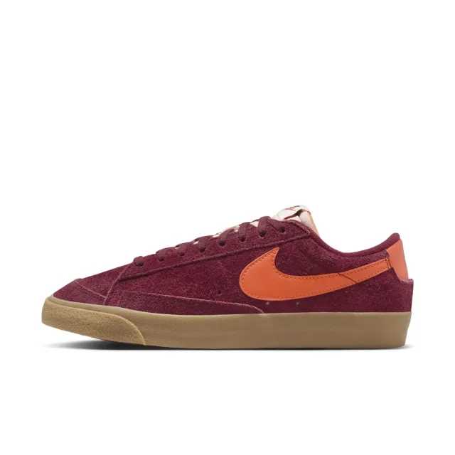 Nike blazer low 77 vintage trainers in burgundy