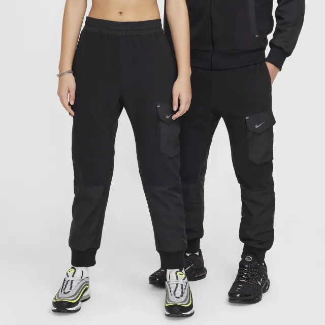 Nike Sportswear City Utility EasyOn Older Kids' Therma-FIT Winterized Trousers - Black - Polyester