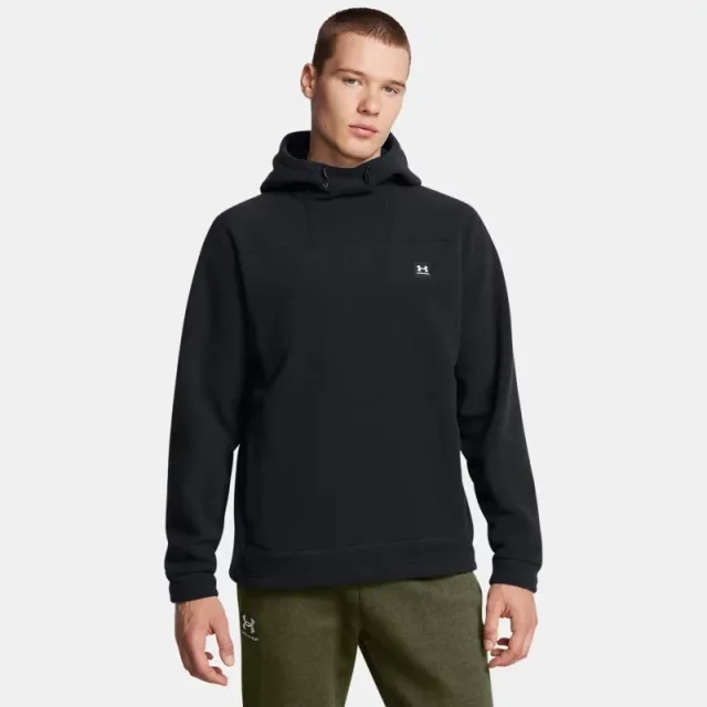 Men's  Under Armour  Expanse Fleece Hoodie Black / Black L