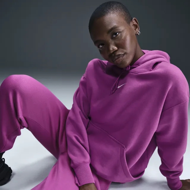 Nike Womens Phoenix Fleece Oversized Pullover Hoodie -  - Size XL -