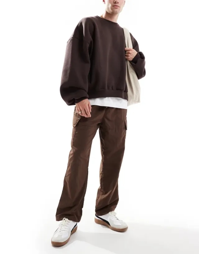 PUMA Classics Men's Cargo Pants, Espresso Brown