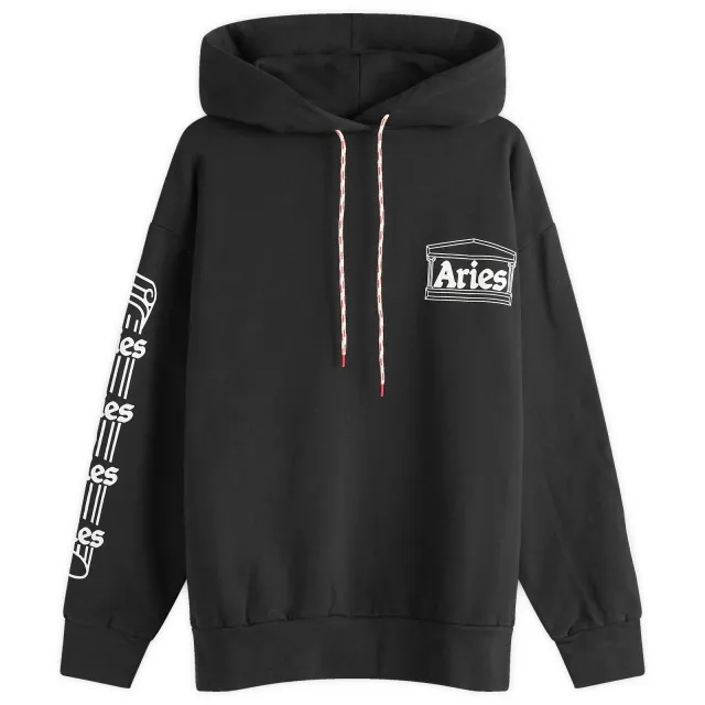 Aries Men's Column Hoodie Black