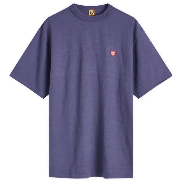 Human Made Men's heart badge t-shirt Navy