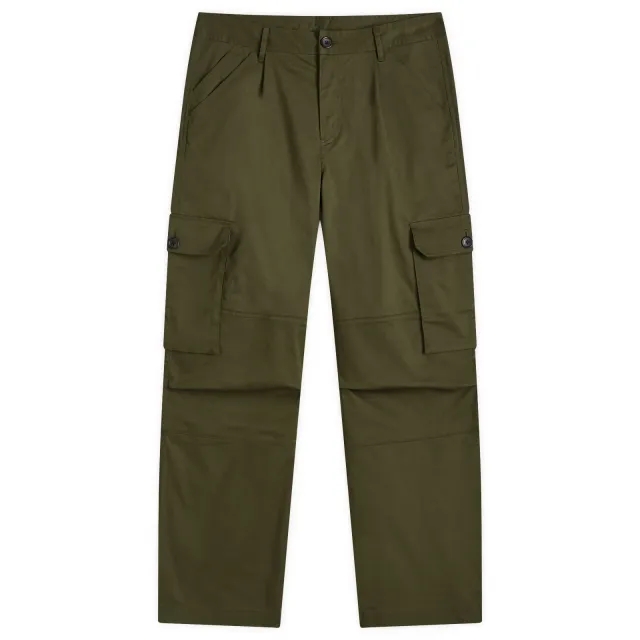 Paul Smith Men's Loose Fit Cargo Trouser Green