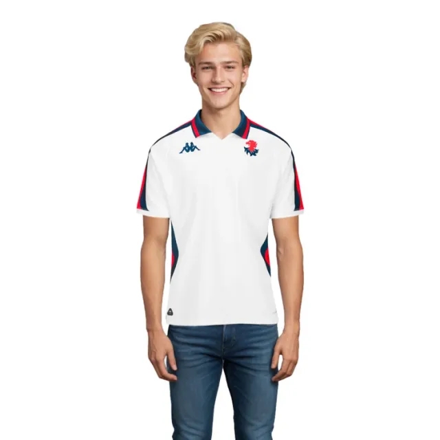 Kappa Genoa Away Shirt 2024/25 - ['White']