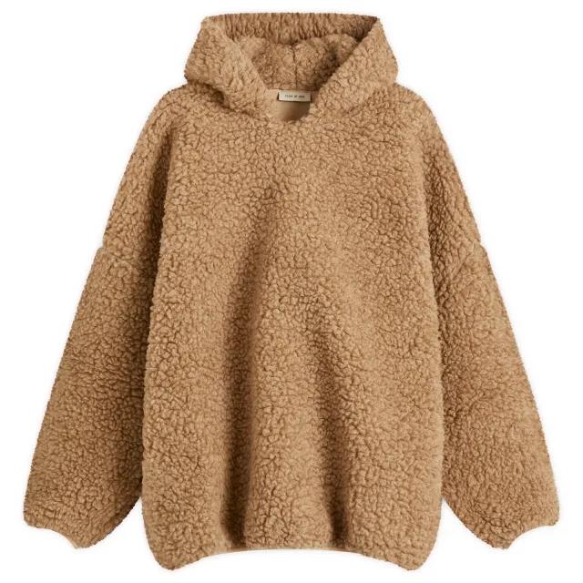 Fear of God Men's Polar Fleece Hoodie Dune