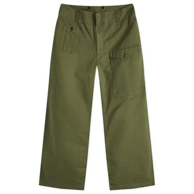 Human Made Men's Straight Cargo Pants Olive