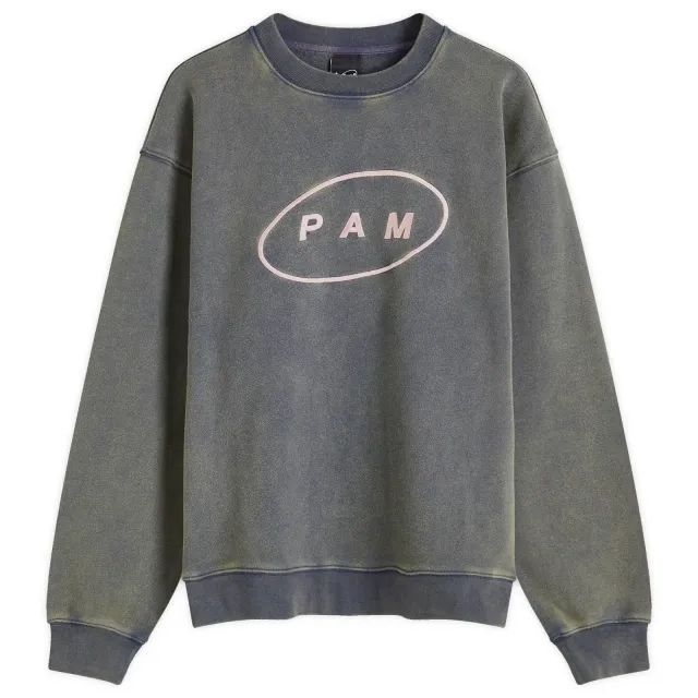 P.A.M. Men's Ellipse Crew Sweatshirt Sandwash True Blue