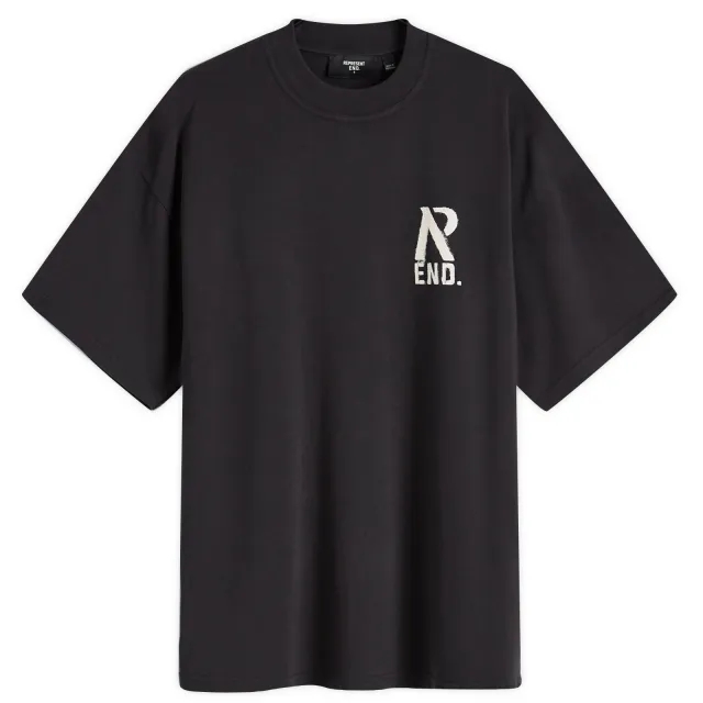END. x Represent Workshop T-Shirt Stained Black