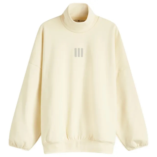 Sweatshirt Adidas X Fear Of God Athletics Fleece Mock Sweatshirt Pale Yellow Xl