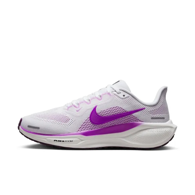 Nike Women's Pegasus 41 Shoes - White/Black/Beyond Pink/Hyper Violet -  Size: UK 8