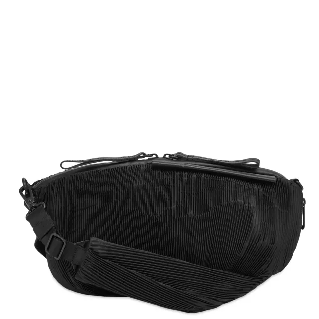 Cote&Ciel Orne Pleated Cross Body Bag Black
