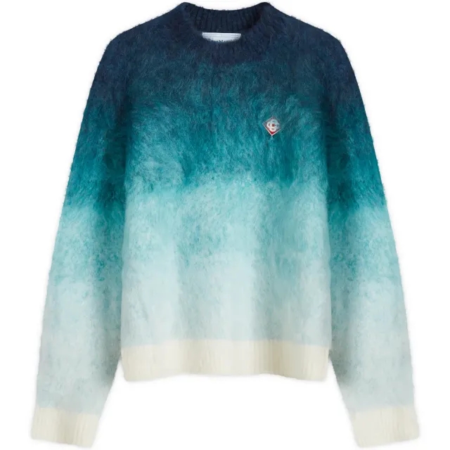 Casablanca Men's Gradient Mohair Jumper Midnight Gradient
