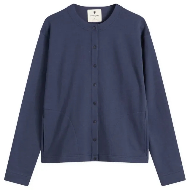 Snow Peak Women's Takibi Sweatshirt Cardigan Navy