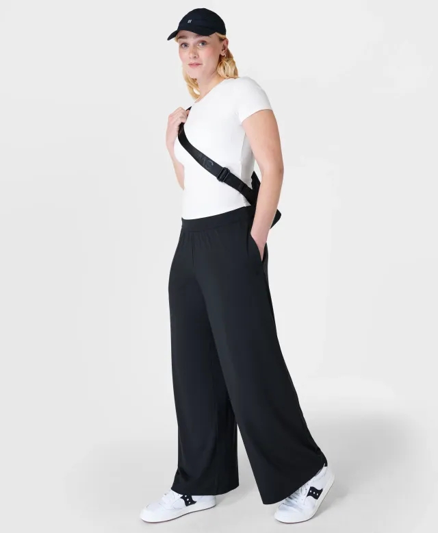 Sweaty Betty Modal Wide Leg Trousers