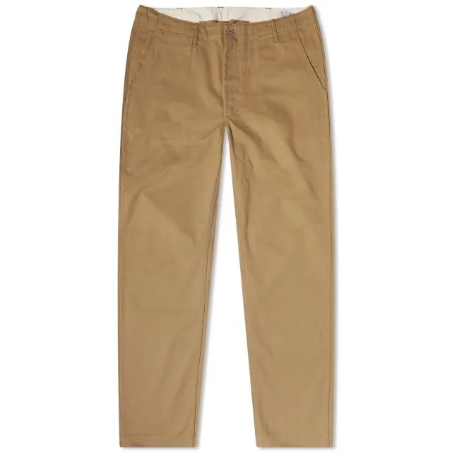 orSlow Men's Slim Fit Army Trouser Khaki