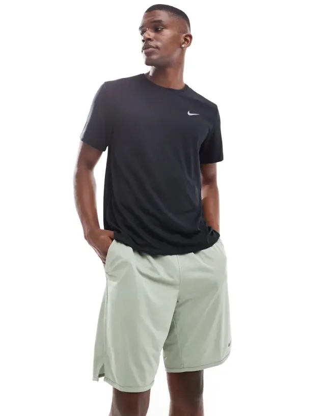 Nike Training Dri-Fit Totality Knit 9 Inch Shorts In Light Green