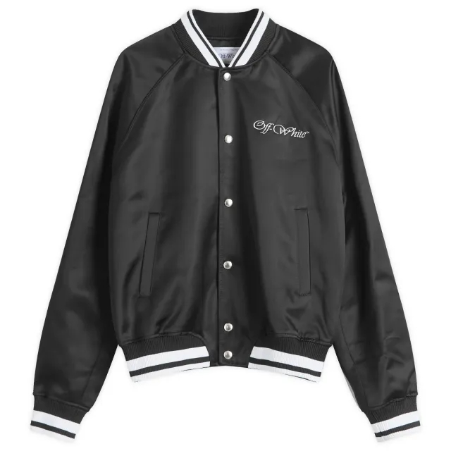 Off-White College Souvenir Jacket Black