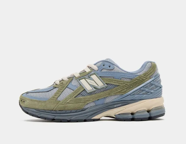 New Balance Men's 1906 Utility in Grey/Green Leather