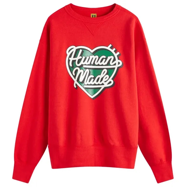 Human Made Men's Tsuriami Sweatshirt Red