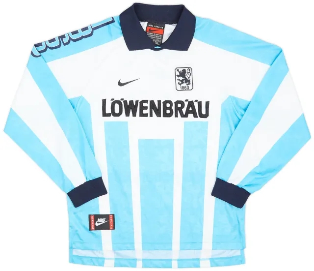 Nike 1996-97 1860 Munich Home L/S Shirt - 8/10 - (S)