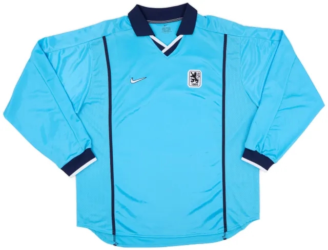 Nike 1999-01 1860 Munich Player Issue Home L/S Shirt - 9/10 - (XL)