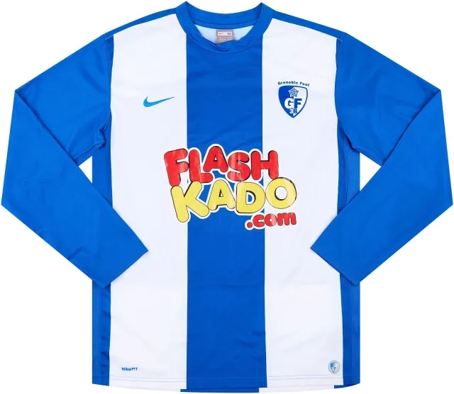 Nike 2009-10 Grenoble Foot Home L/S Shirt - 9/10 - (M)