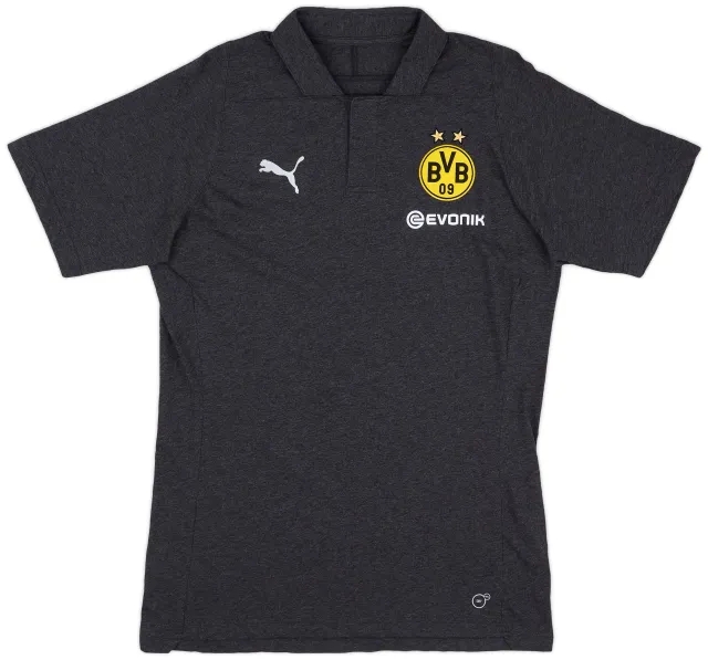 Puma 2018-19 Borussia Dortmund Player Issue Polo T-Shirt (L)