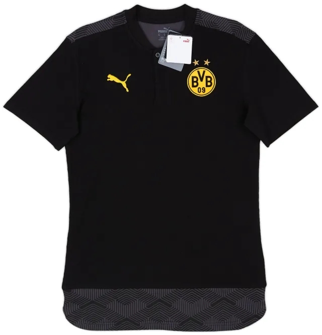 2020-21 Borussia Dortmund Puma Casuals Polo T-Shirt (M)