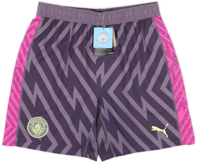 Puma 2023-24 Manchester City Player Issue GK Away Shorts (L)