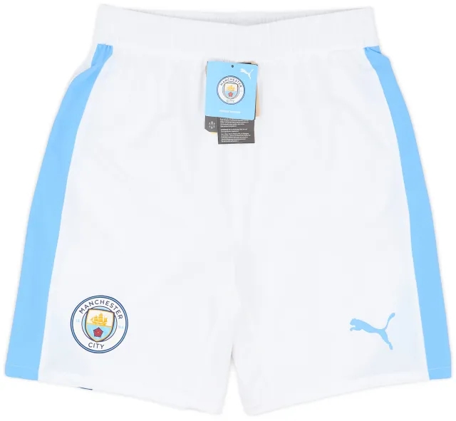 Puma 2023-24 Manchester City Player Issue Home Shorts (S)