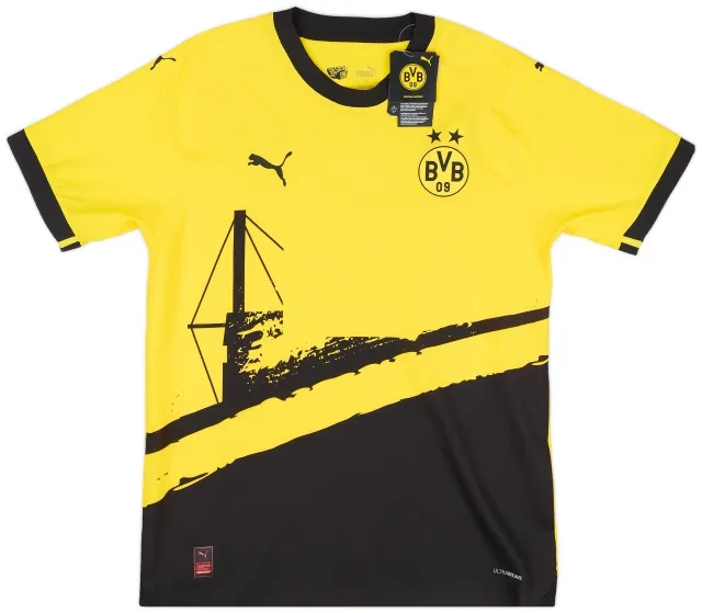 Puma 2023-24 Borussia Dortmund Player Issue Home Shirt (L)